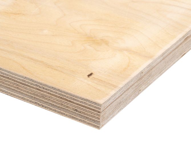 Фанера ФК 18мм 1525х1525мм сорт 3/4 нешлифованная березовая