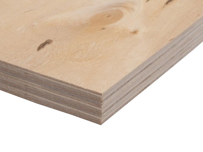 Фанера ФК 18мм 1525х1525мм сорт 4/5 нешлифованная березовая
