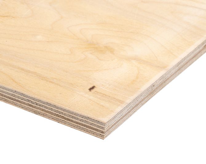 Фанера ФК 10мм 1525х1525мм сорт 3/3 шлифованная березовая