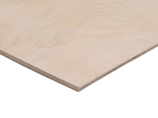 Фанера ФК 5мм 1525х1525мм сорт 2/4 шлифованная березовая