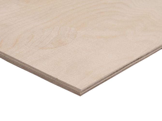 Фанера ФК 7мм 1525х1525мм сорт 2/4 шлифованная березовая