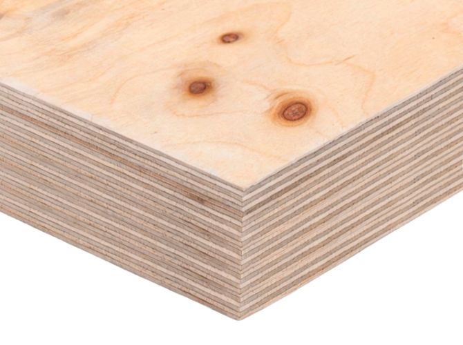 Фанера ФСФ 40мм 3000х1500 мм сорт 4/4 шлифованная Ш2 березовая влагостойкая