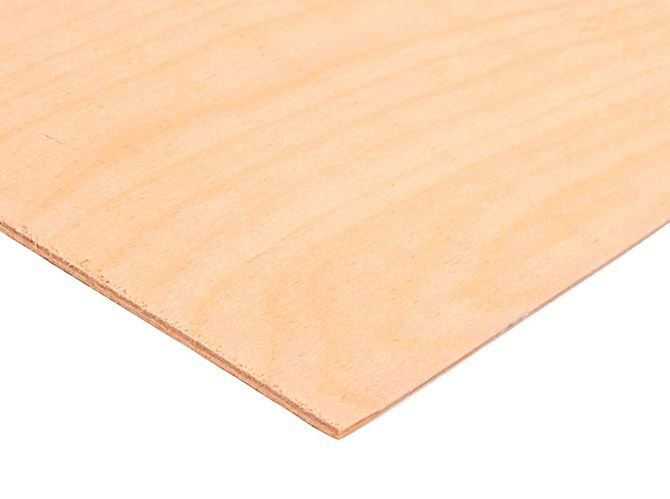 Фанера ФСФ 4мм 1525х1525 мм сорт 1/2 шлифованная Ш2 березовая влагостойкая Свеза