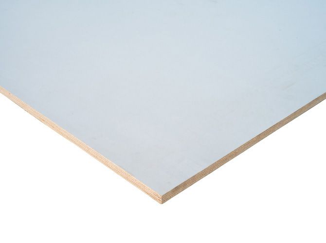 Фанера Paint ФОФ ламинированная 15мм 2440х1220 мм сорт 1/2 березовая GRY/GRY 140/140