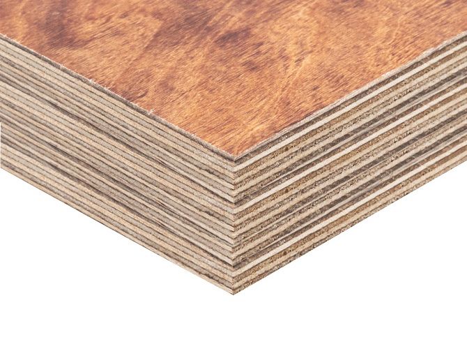 Фанера бакелизированная 27мм 2440х1220 мм сорт ФБВ березовая влагостойкая