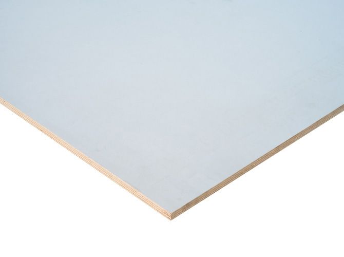 Фанера Paint ФОФ ламинированная 12мм 2440х1220 мм сорт 1/2 березовая GRY/GRY 220/220