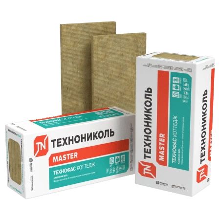 Утеплитель ТехноНИКОЛЬ Технофас плита 145 100 мм 1200х600 мм минеральный (базальтовый)