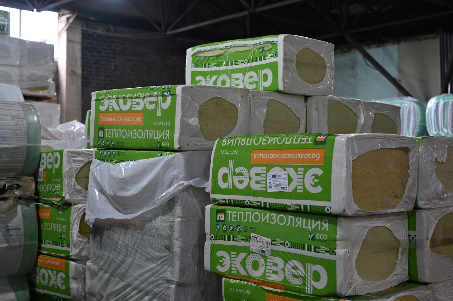 Утеплитель Эковер ЭКОфасад Стандарт 100 базальтовая плита 1000х600х50мм