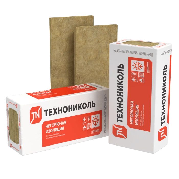 Утеплитель ТехноНИКОЛЬ Техновент Н плита 36 100 мм 1200х600 мм минеральный (базальтовый)