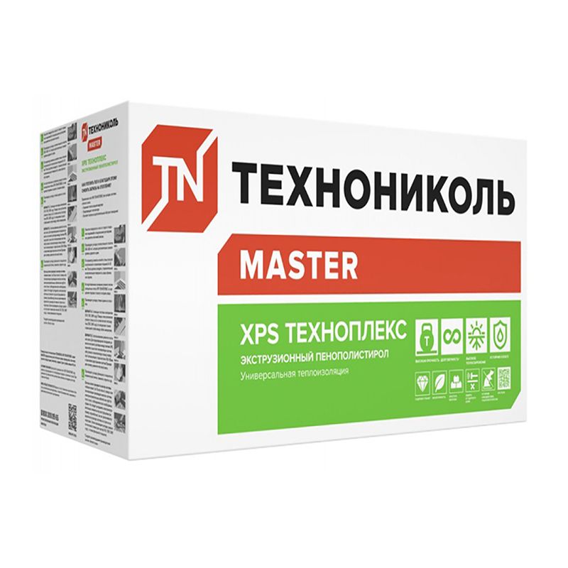 Пенополистирол экструдированный 20мм 1200х600мм ТН XPS Техноплекс Г4