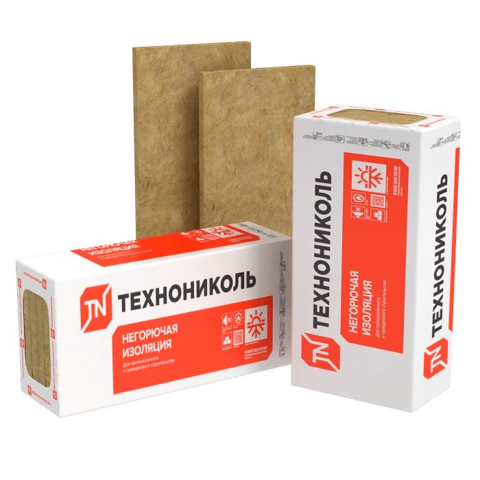 Утеплитель ТехноНИКОЛЬ Технофас Эффект плита 130 50 мм 1200х600 мм минеральный (базальтовый)