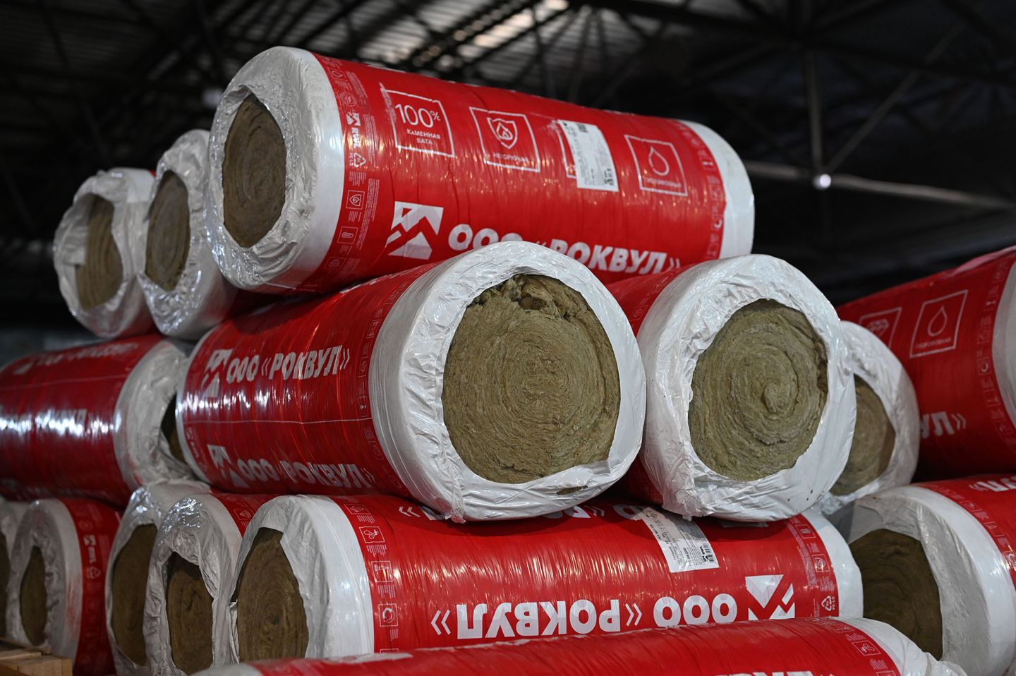 Утеплитель Rockwool WIRED MAT рулон 25мм 7000х1000 мм минеральный (техническая теплоизоляция)