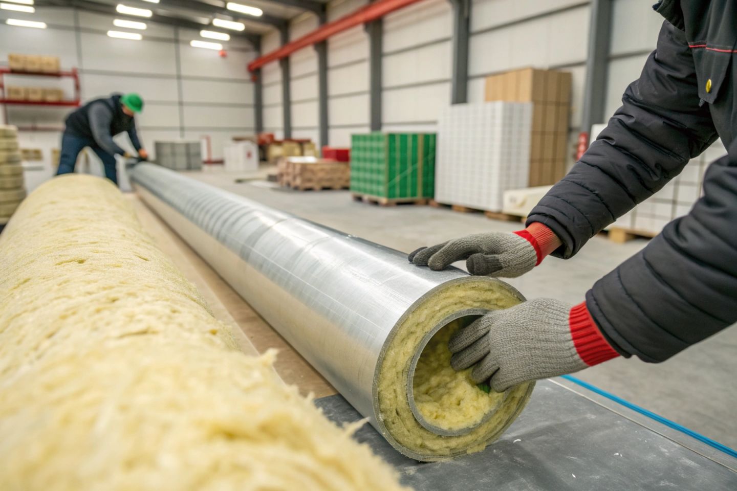 Утеплитель Rockwool Цилиндр RW80 к/ф D18 T30 минеральный (техническая теплоизоляция)