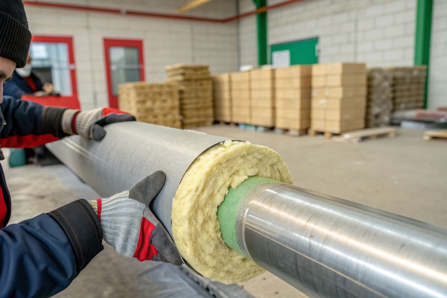 Утеплитель Rockwool Цилиндр RW100 D42 T25 минеральный (техническая теплоизоляция)