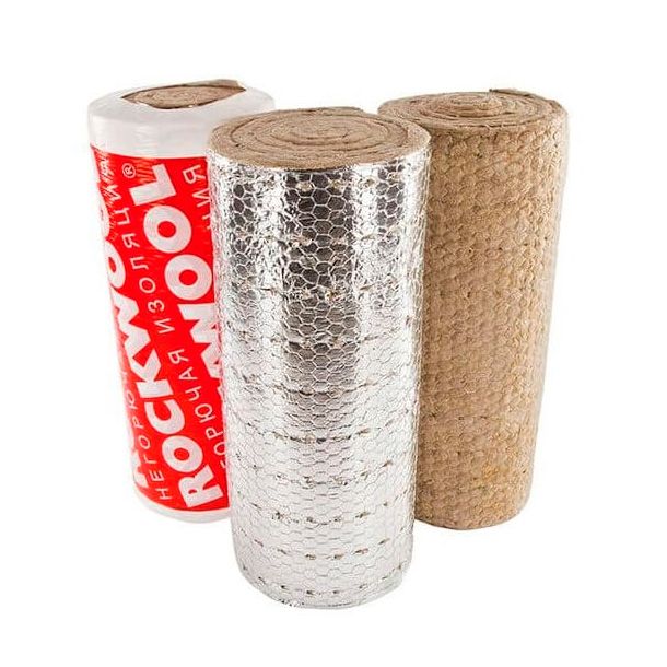 Утеплитель Rockwool ALU WIRED MAT 80 рулон 40мм 5000х1000 мм минеральный (техническая теплоизоляция)