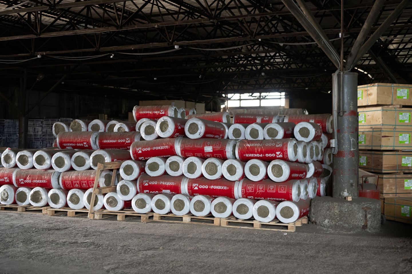 Утеплитель Rockwool ALU1 WIRED MAT 105 рулон 25мм 7000х1000 мм минеральный (техническая теплоизоляция)