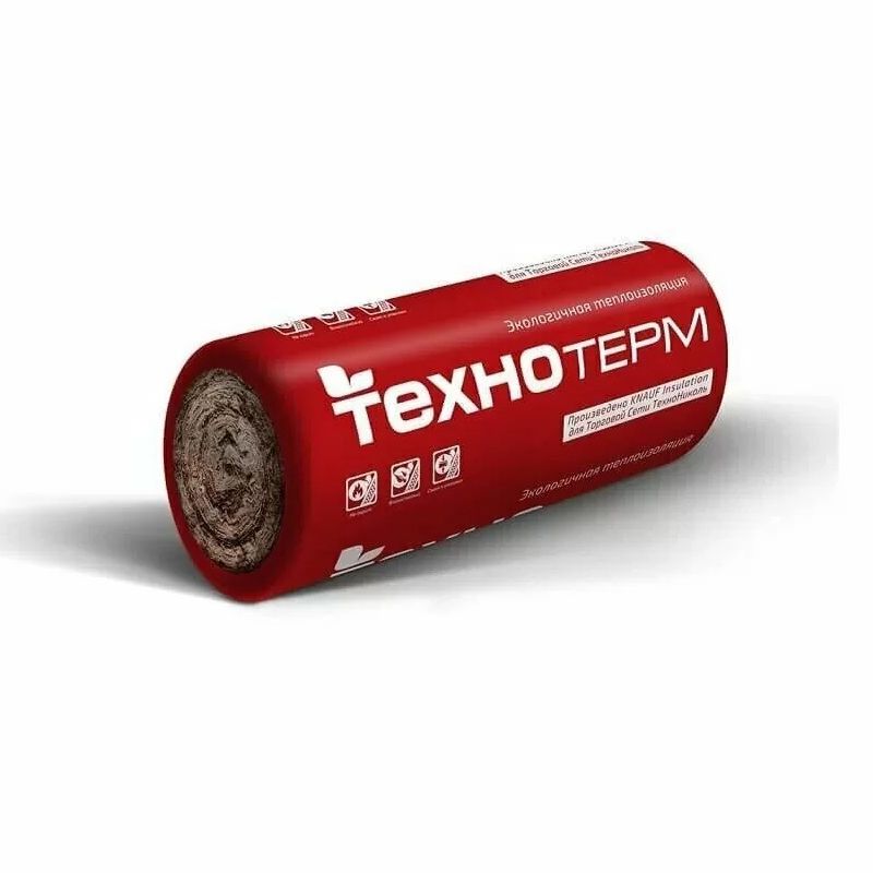 Утеплитель ТехноНИКОЛЬ Технотерм TR 044 Aquastatik рулон 50 мм 8095х1220 мм минеральный (базальтовый)