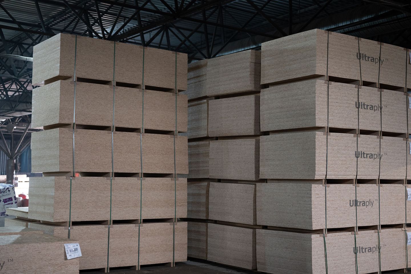 Плита OSB-3 12мм 2500х1250 мм влагостойкая Ультраплай SIP