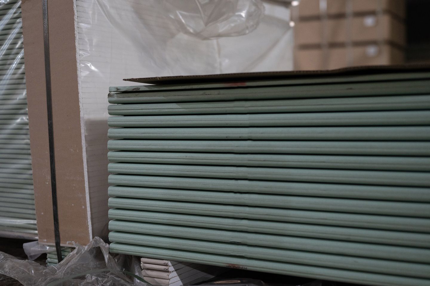 Гипсокартонный лист Гипсополимер 9,5мм 1200х3000 мм влагостойкий