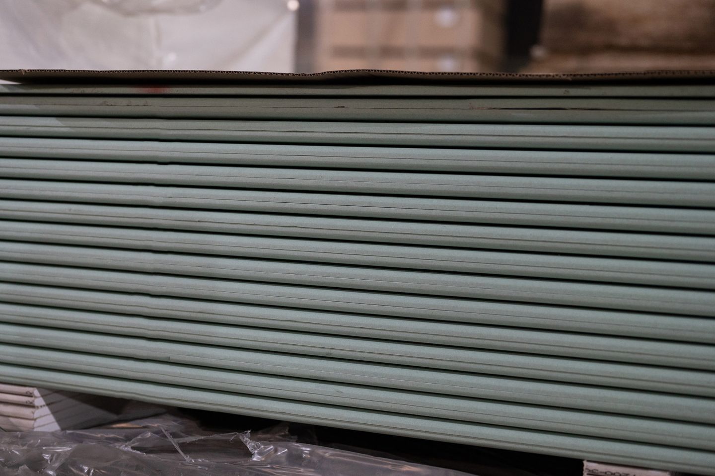 Гипсокартонный лист Гипсополимер 9,5мм 1200х2500 мм влагостойкий