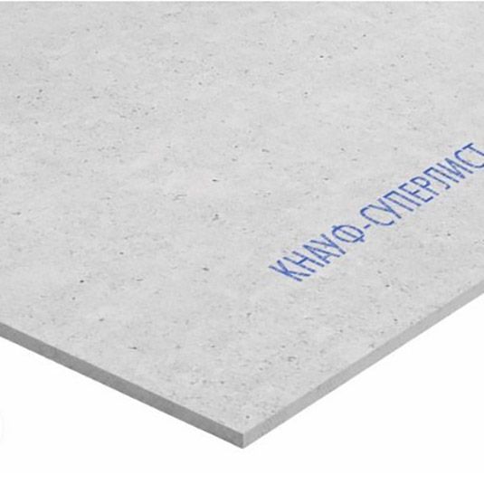 Плита ГВЛВ ФК КНАУФ-суперпол Элемент 20мм 1200х600 мм влагостойкая