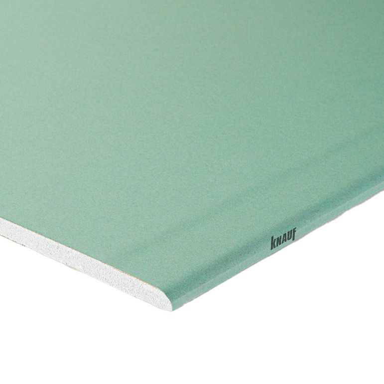 Гипсокартонный лист КНАУФ 12,5мм 1200х3000 мм влагоогнестойкий