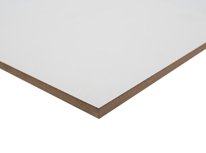 Плита МДФ Kronostar ламинированная 10мм 2800х2070 мм Белый 1/0 Kronostar