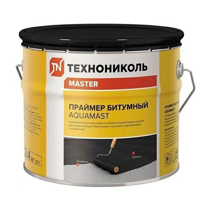 Праймер AquaMast битумный 2,4 кг/3 л Технониколь