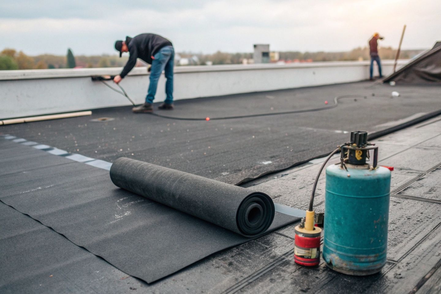 Кровельный материал Стеклоизол ТПП 2,5 м² (10 м²)