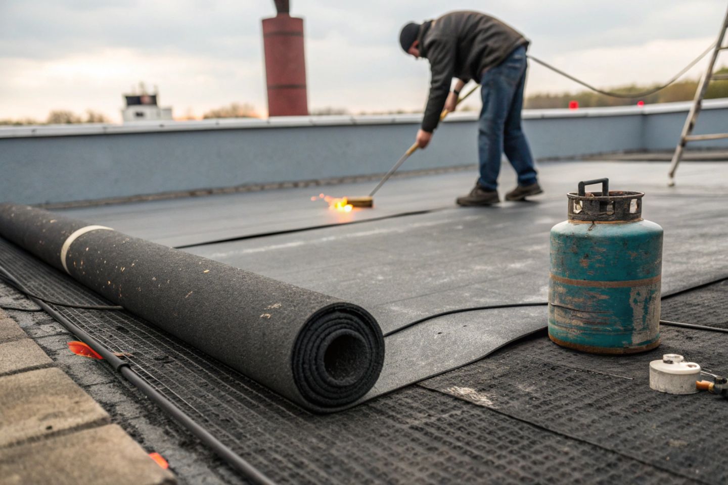 Кровельный материал Стеклоизол ХПП 10 м²