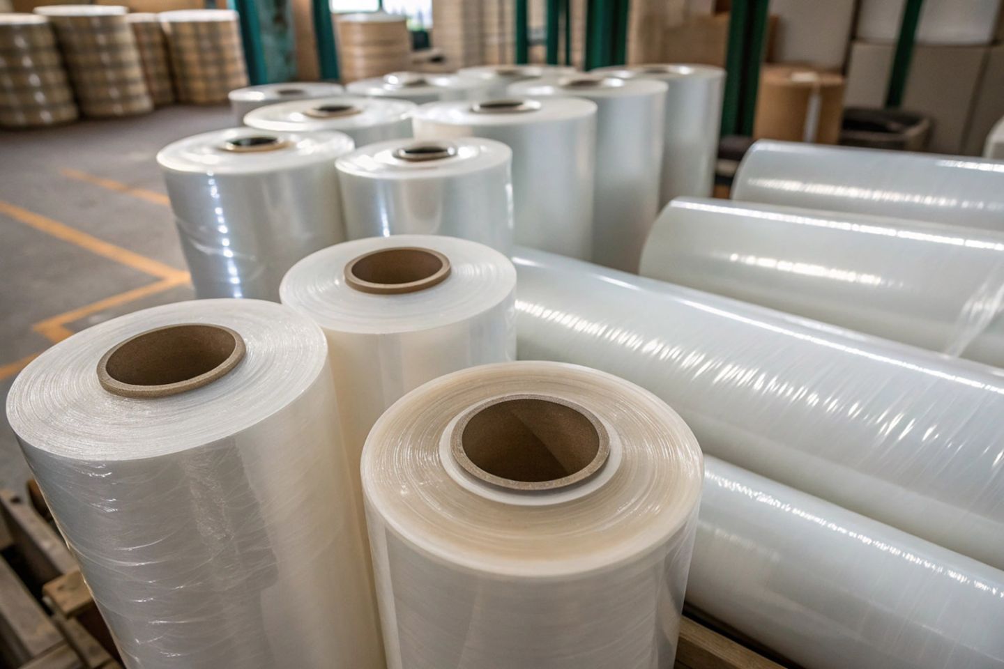 Пленка ПЭТ 100мкм 450м2 техническая ПВД