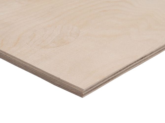 Фанера ФК 6.5мм 1525х1525мм сорт 2/2 шлифованная Ш1 березовая