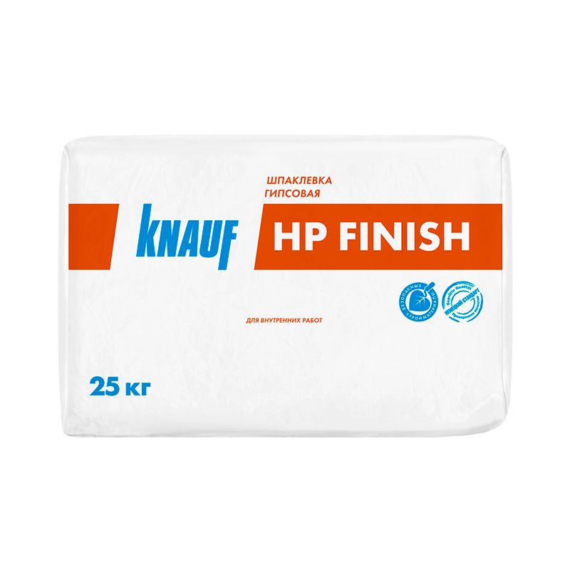 Шпаклёвка гипсовая финишная КНАУФ ХП Финиш 25 кг