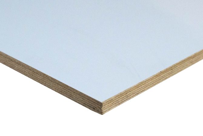 Фанера ФОФ ламинированная 18мм 3000х1500 мм сорт 2/2 березовая WT (белая)