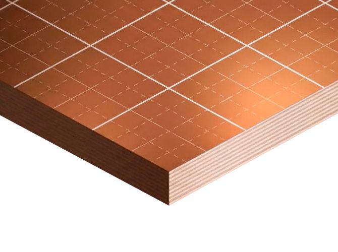 Фанера ФОФ ламинированная 18мм 2440х1220 мм сорт 2/2 березовая DECK 350