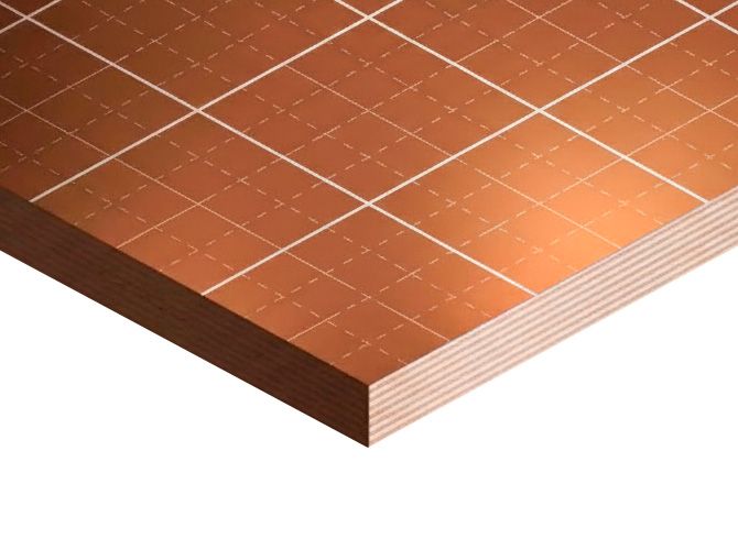 Фанера ФОФ ламинированная 15мм 2440х1220 мм сорт 1/2 березовая DECK 350