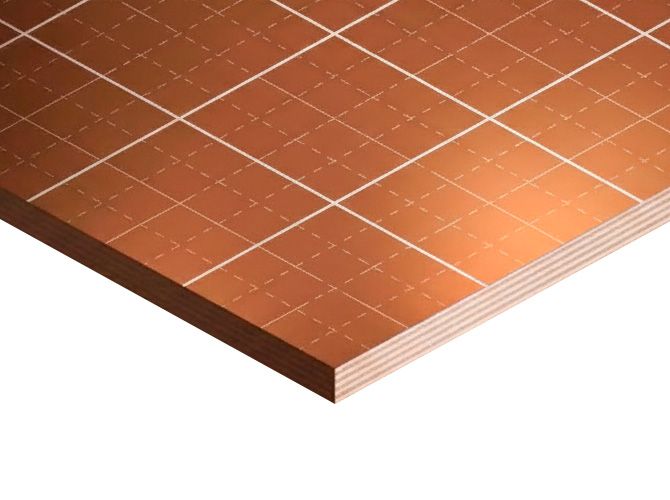 Фанера ФОФ ламинированная 9мм 2440х1220 мм сорт 1/2 березовая DECK 350