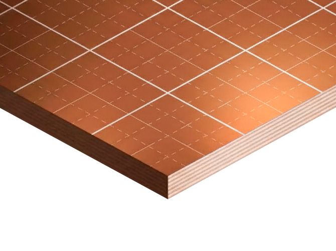 Фанера ФОФ ламинированная 12мм 2440х1220 мм сорт 1/1 березовая DECK350