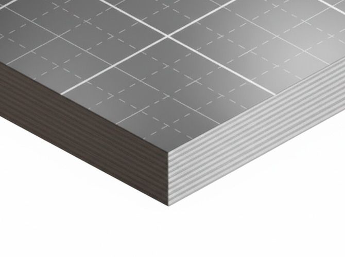 Фанера ФОФ ламинированная 21мм 2440х1220 мм сорт 1/1 березовая DECK 350 GR (серый цвет)