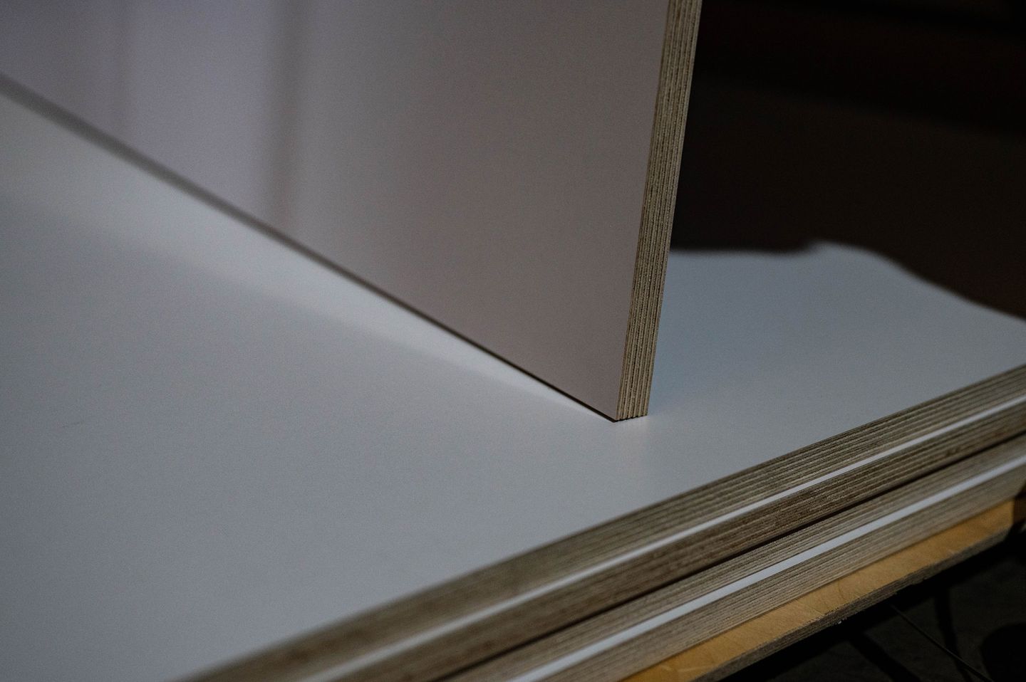 Фанера ФОФ ламинированная 18мм 3000х1500 мм сорт 2/2 березовая WT (белая)