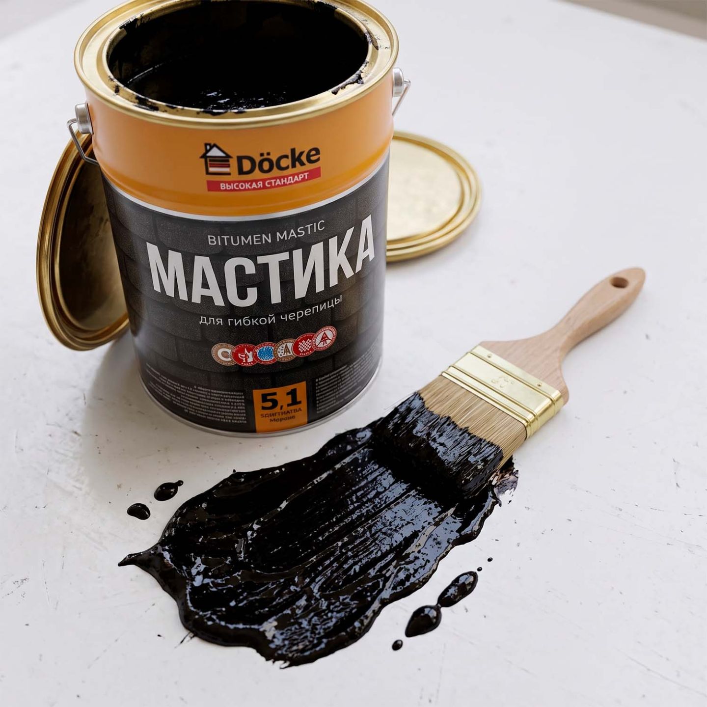 Мастика для гибкой черепицы 5,1кг  Дёке