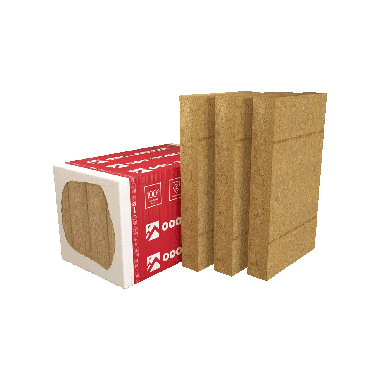 Утеплитель Rockwool Венти Баттс базальтовая плита 1000х600х50мм