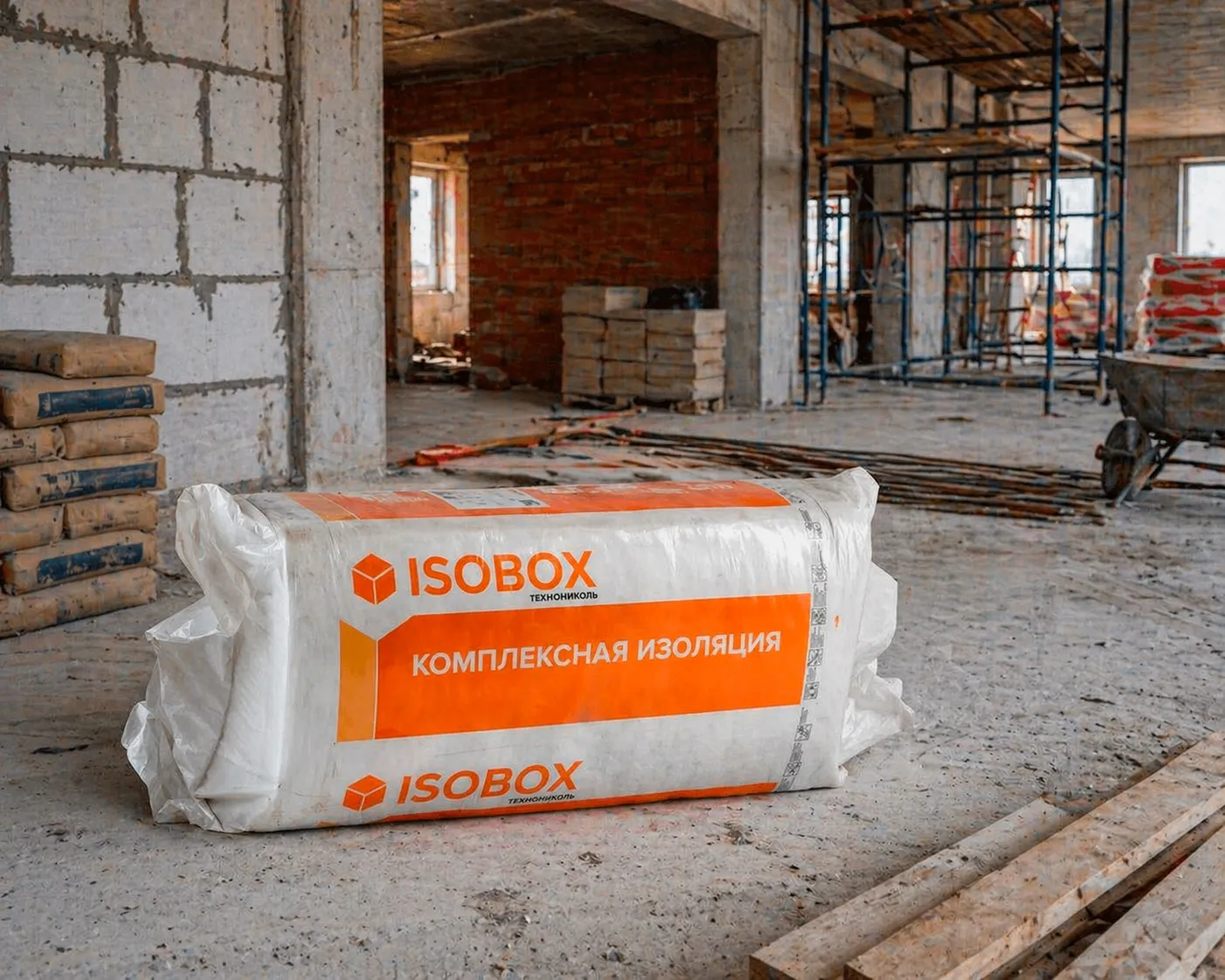Утеплитель ISOBOX Руф Н30 базальтовая плита 1200х600х50мм