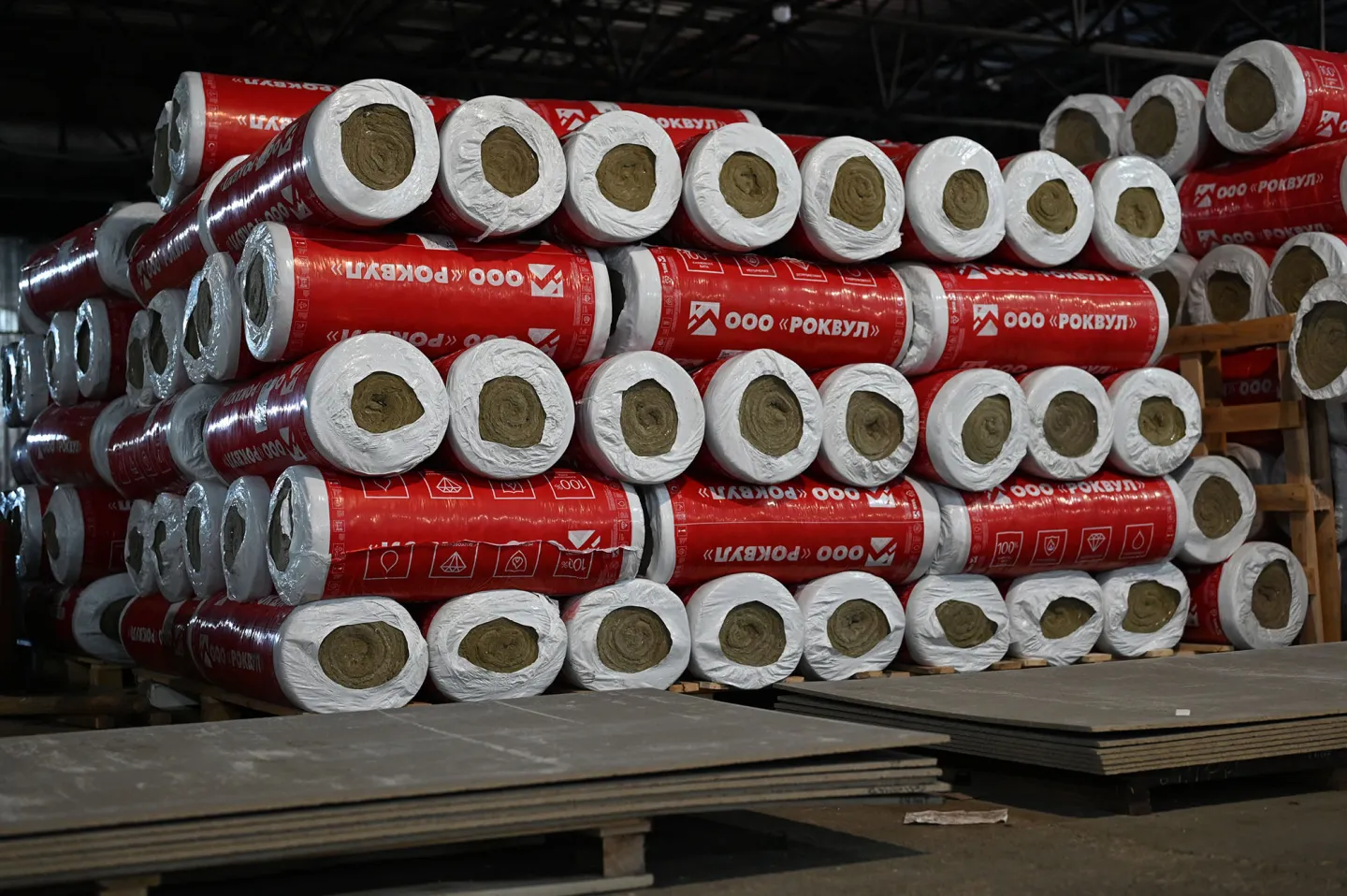 Утеплитель Rockwool ALU1 WIRED MAT 105 рулон 50мм 4000х1000 мм минеральный (техническая теплоизоляция)
