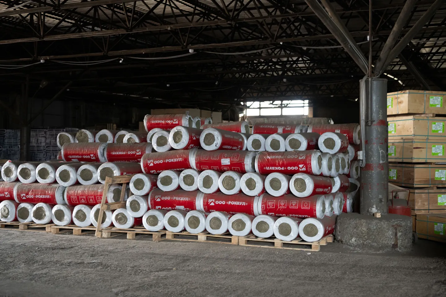 Утеплитель Rockwool ТЕХ МАТ к/ф рулон 50мм 5000х1000 мм минеральный (техническая теплоизоляция)