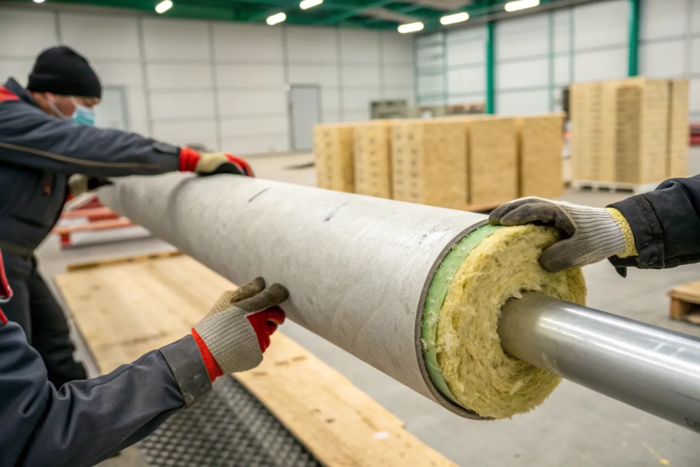 Утеплитель Rockwool Цилиндр RW100 D57 T25 минеральный (техническая теплоизоляция)