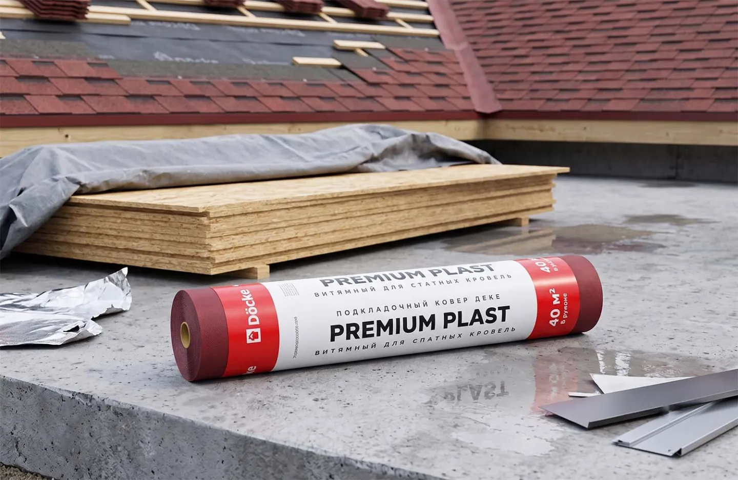 Подкладочный ковер ПРЕМИУМ ПЛАСТ (1х40м) Дёке