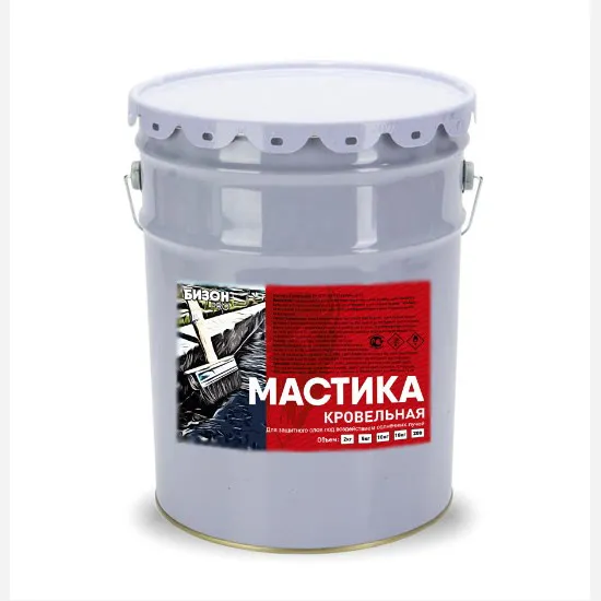 Мастика битумная кровельная 10 кг Бизон