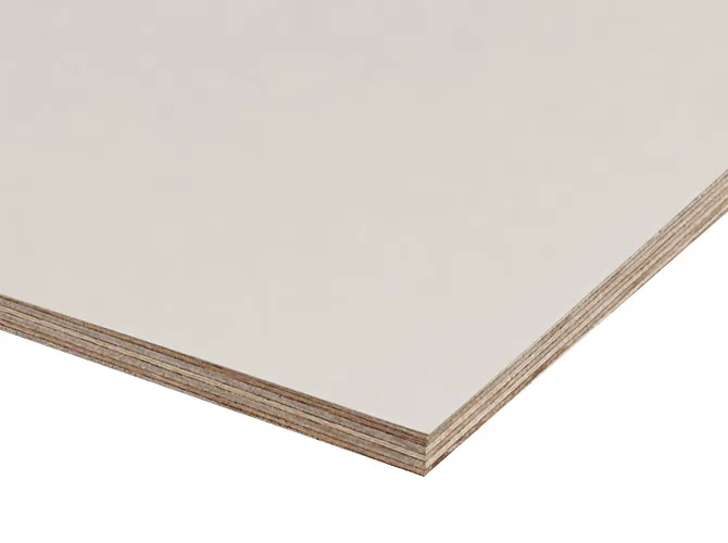 Фанера ФОФ ламинированная 6мм 2530х1265 мм сорт 1/1 березовая DESIGN WHT (Белый 220)