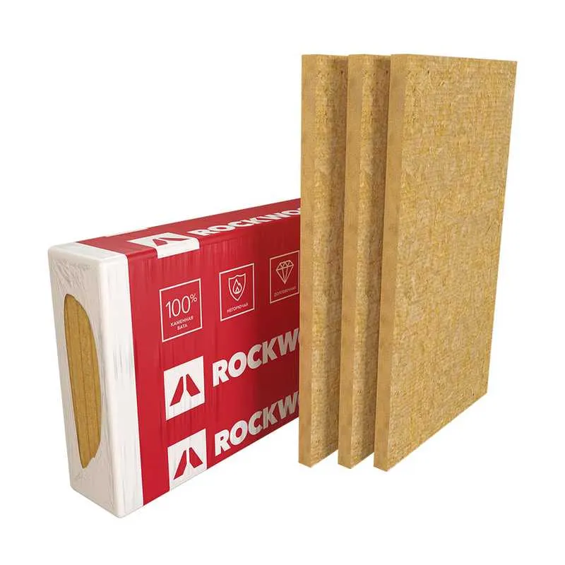 Утеплитель Rockwool Руф Баттс В Оптима базальтовая плита 1000х600х50мм